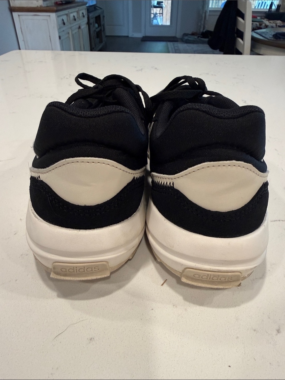 adidas Black Sneakers with White Three-Stripes - Picture 4 of 5